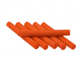 Foam Cylinders, Orange, 5 mm